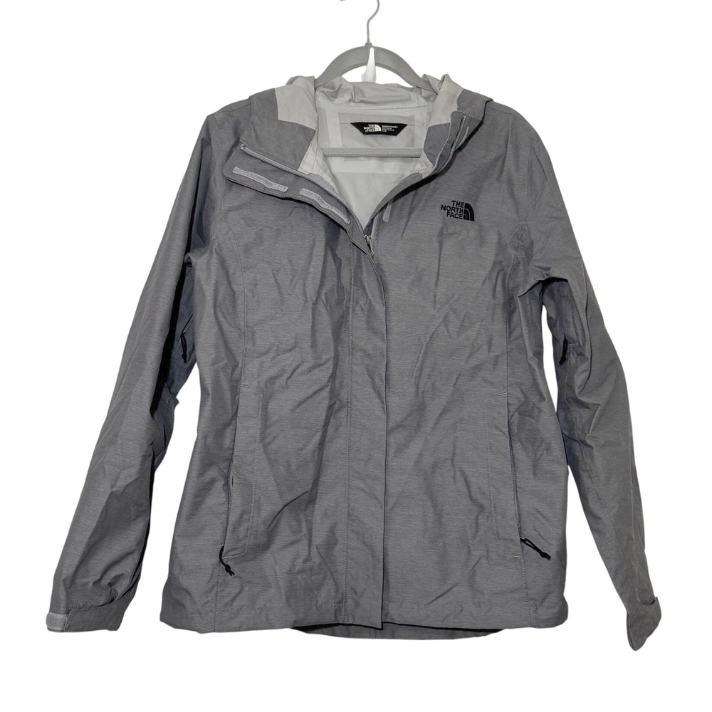 The North Face Women Venture 2 Jacket Gray Rain Shell Packable‎ NF0A2VCR Large - Picture 7 of 12